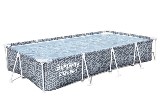 Basen stelażowy Bestway STEEL PRO 561FT, szary, 4000 l