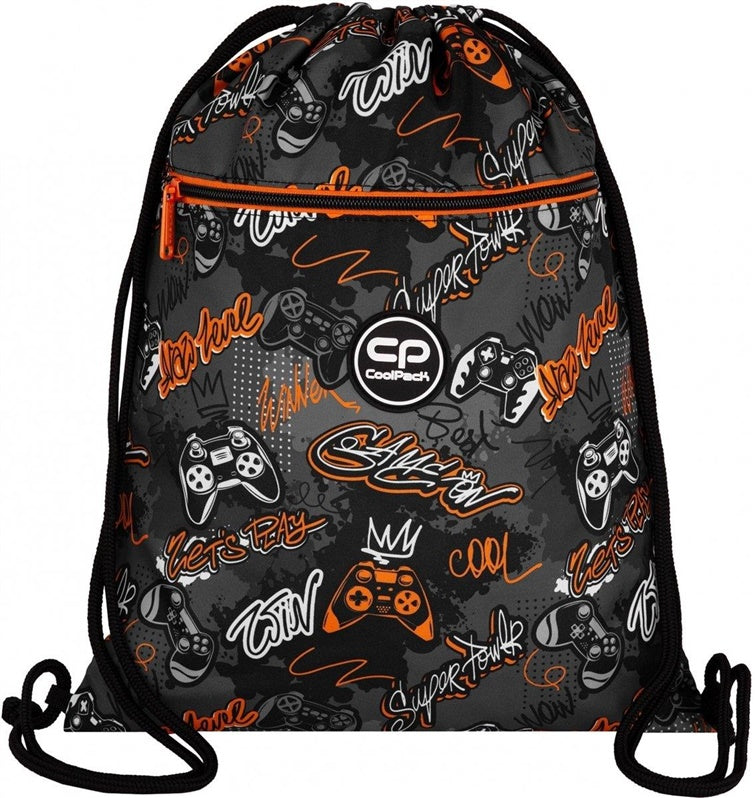 Krepšys avalynei CoolPack Vert Gamer, juoda 42.5x32.5cm