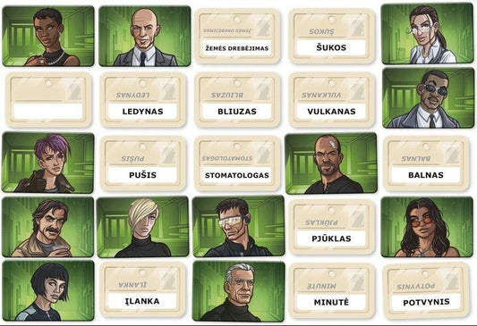 Stalo žaidimas Brain Games Codenames Duet, LT