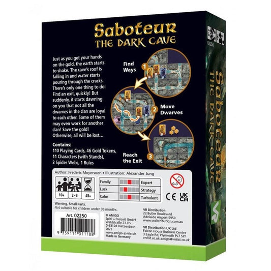 Stalo žaidimas Smart Games Saboteur: The Dark Cave BRG/SABC