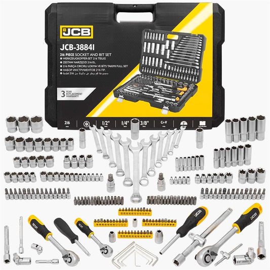 Sukimo įrankių komplektas JCB 216 vnt