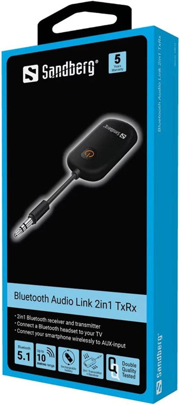Nadajnik Bluetooth Sandberg Audio Link 2w1 3,5 mm