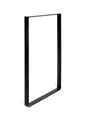TABLE LEG RECTANGULAR 710X385X40X5 BLACK