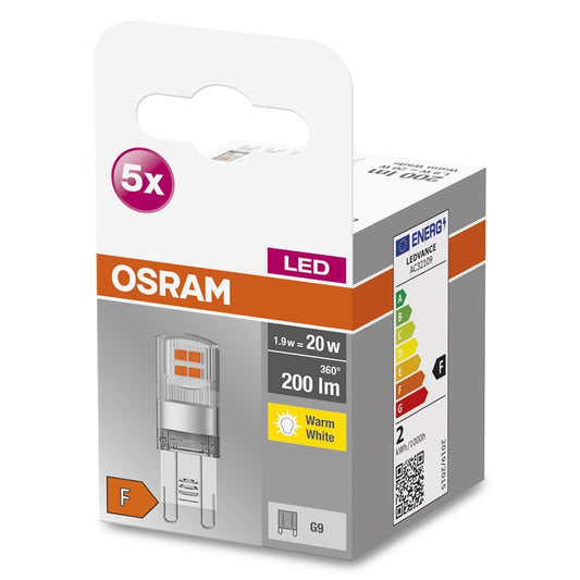 BULB LED G9 1.9W 870 200LM 5PCS