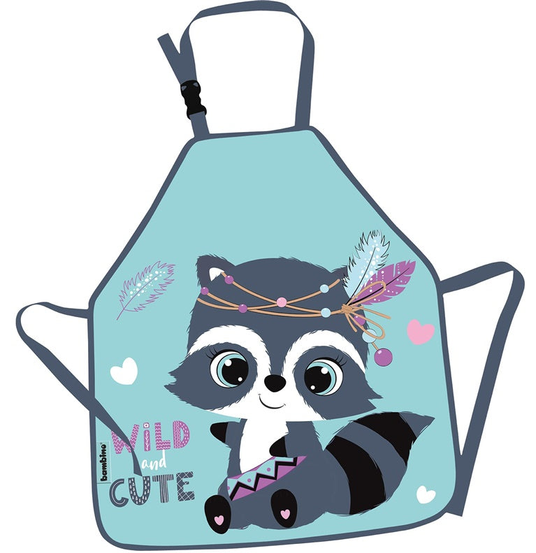 Prijuostė Raccon, įvairių spalvų, poliesteris
