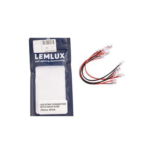 SUJUNGIMAS LEMLUX LED JUOSTOS 15CM LAIDU 10MM 5VNT