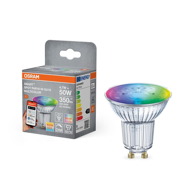 Smart LED Lamp SMART WIFI, GU10, 5W, 350lm, RGB