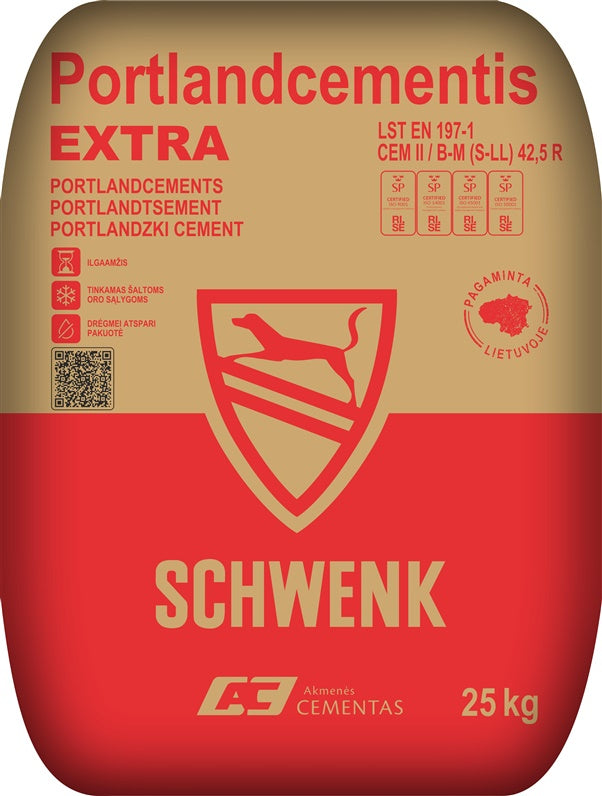 CEMENTAS CEM II/B-M (S-LL) 42.5R EXTRA 25KG