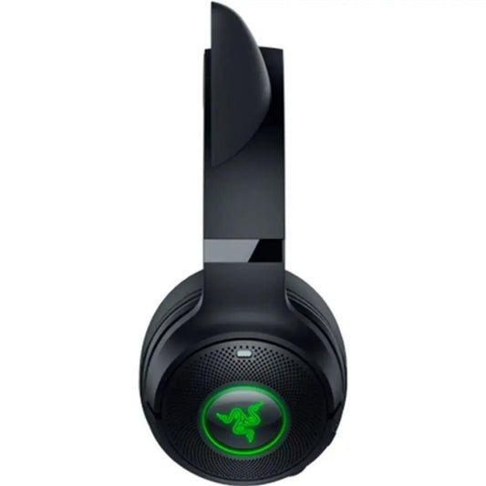AUSINĖS RAZER KRAKEN V2 KITTY BT JUODOS