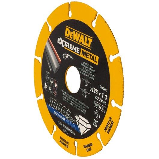 Diamond cutting disc DeWalt 125 x 22.23 x 1.3 mm