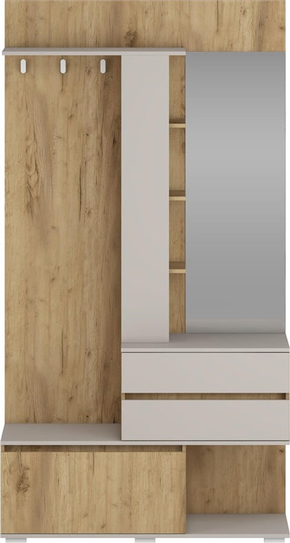 SPINTA PRIEŠ 120X223X41CM RUDA-KAŠ
