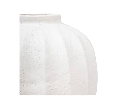 Decorative vase, 28 cm, white