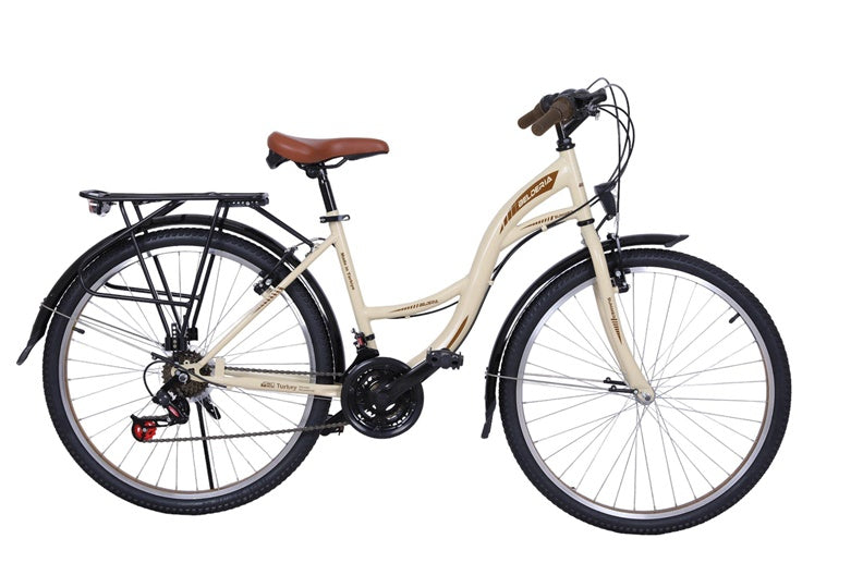 Dviratis miesto Belderia Summer, 28 ", 18" rėmas, smėlio