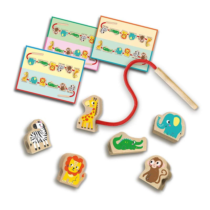 Creative Set SES Creative Lacing Animal Beads 14487
