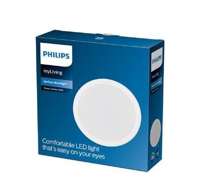 Surface Mounted LED Panel Ceiling Philips Meson, 3000K, LED, white