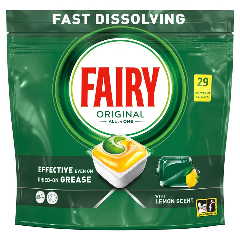 KAPSULĖS IND FAIRY ALLINONE LEMON 29VNT