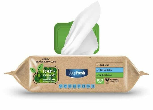 SERV WET WIPES DEEPFRESH BIO 100PCS
