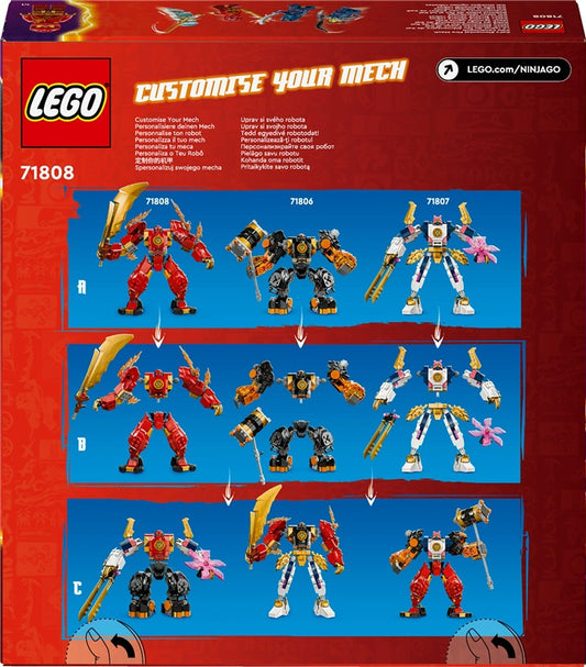 Konstruktorius Ninjago Kai stichijos ugnies robotas 71808