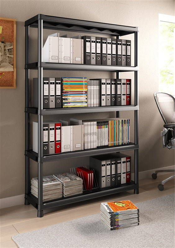 Storage shelf Kis, 40 cm x 120 cm x 187 cm, 70 kg