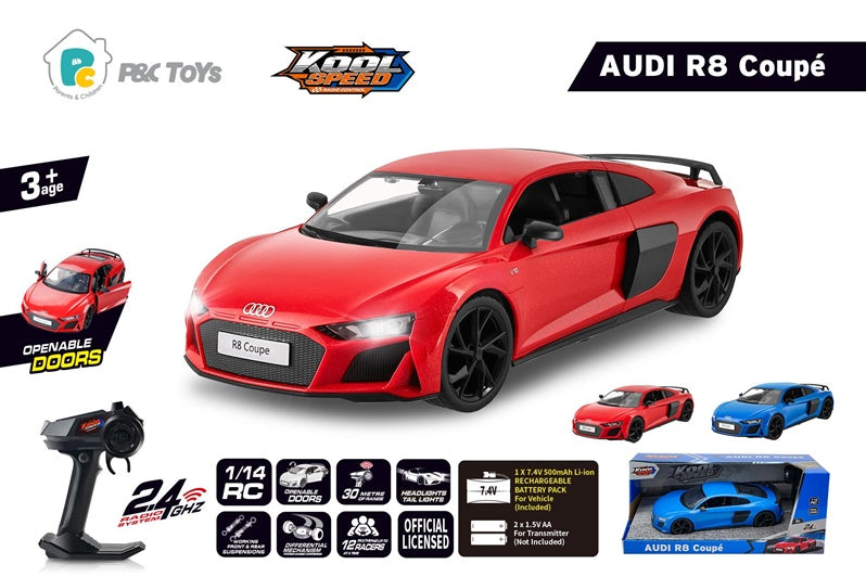 RC automobilis Koolspeed Audi R8 Coupe DHTRC10579BN