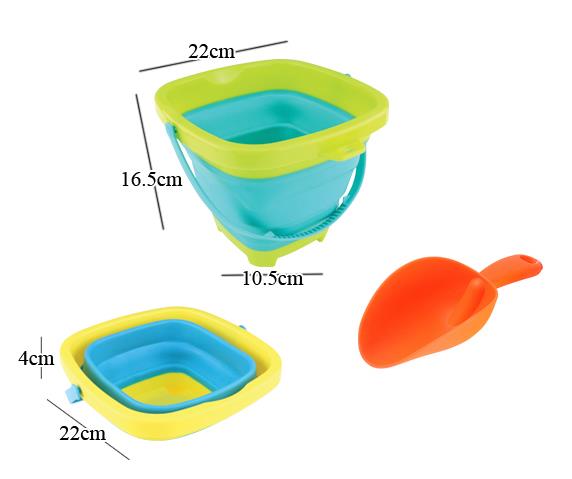 Sand toy set 890-1A, assorted colors