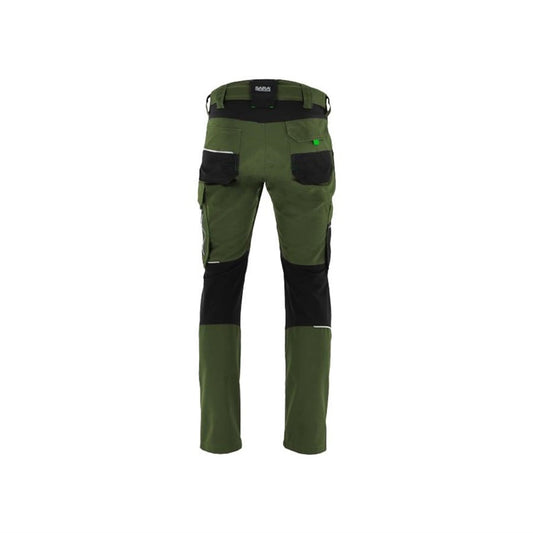 Darbo kelnės Sara Workwear Comfort, žalia, XL dydis