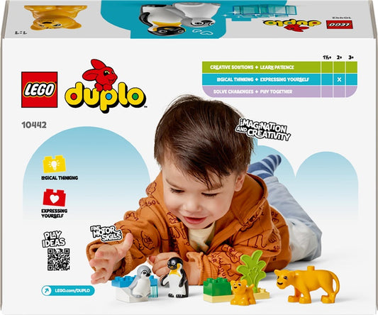 LEGO® Duplo Laukinių gyvūnų šeimos 10442, 10 vnt.