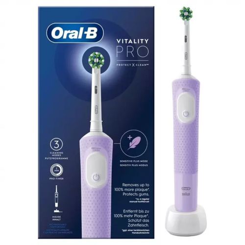 Oral-B elektrinis dantų šepetėlis Vitality Pro D103, alyvinė spalva