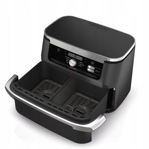 Ninja Foodi Flexdrawer MegaZone Smart karšto oro gruzdintuvė 10.4L AF500EU, juoda spalva