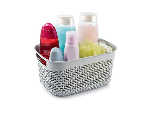 Basket DROP 3.3 l, grey, 23x17x12 cm
