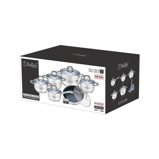 Pot set 12 pcs, Salerno BR-4004