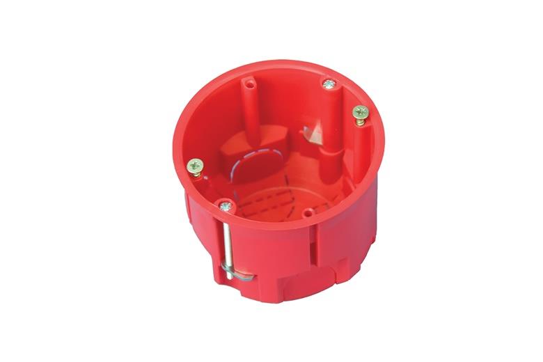 Montavimo dėžutė Pawbol A.0044A, behalogeninė, 68 x 61 mm