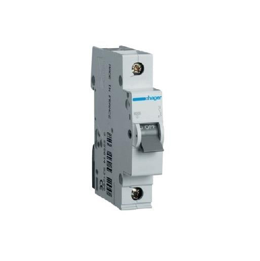 Automatic circuit breaker HAGER 1P C 6kA, 10 A