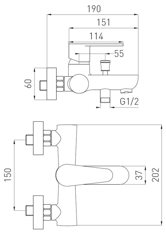 Cordoba BCD1 Bathroom Mixer