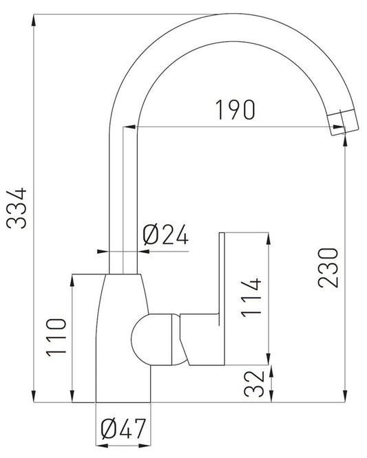 Kitchen mixer Cordoba BCD4