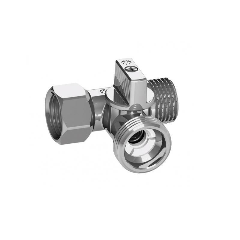 Ventilis 0233510 trišakis, 1/2"x3/4"x1/2", vid/išor. srieg.