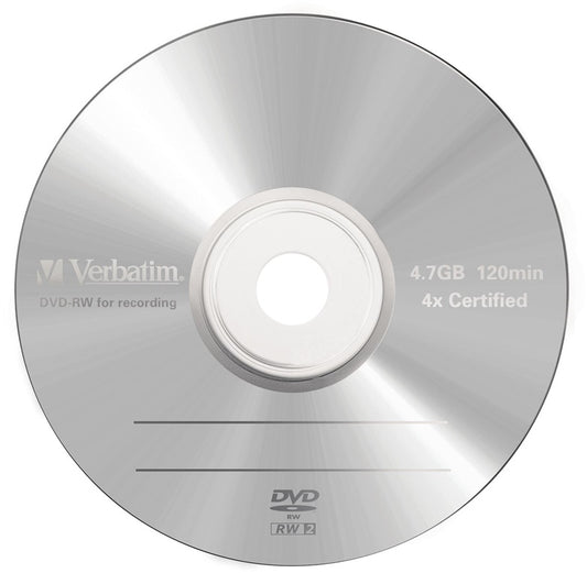 VERBATIM DVD-RW 4.7GB 4X disks 5 pcs.