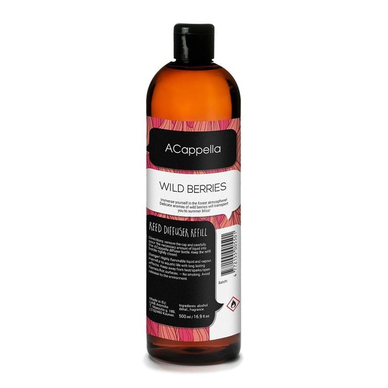 Uzupełnienie zapachu do domu ACAPPELLA WILD BERRIES, 500 ml