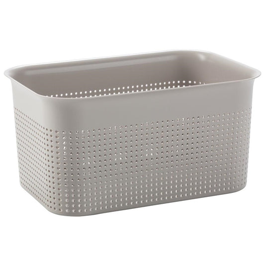 Storage box ROTHO BRISEN, 4.5 l, beige, 26.2×18×13 cm