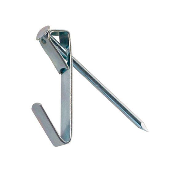 Nail-in plasterboard hook, 4 x 30 mm, grey, 1 pc.