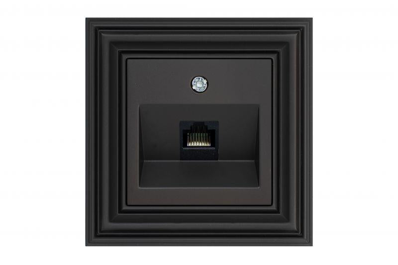 Computer socket LIREGUS RETRO, black