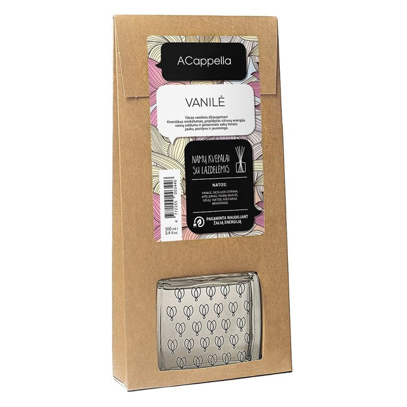 Reed diffuser ACAPPELLA VANILLA, 100ml