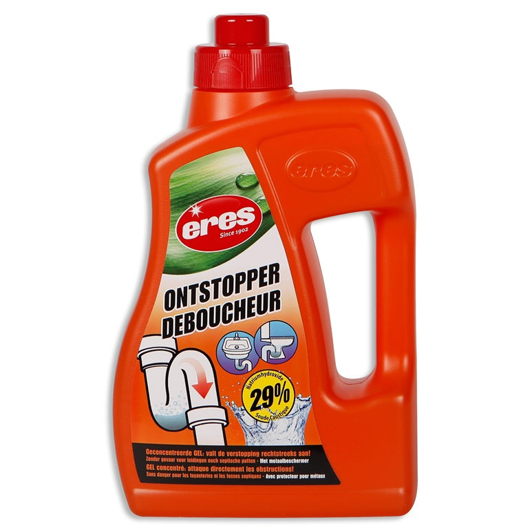 ERES Pipe Cleaner Unblocker Liquid, 29%, 1000 ml