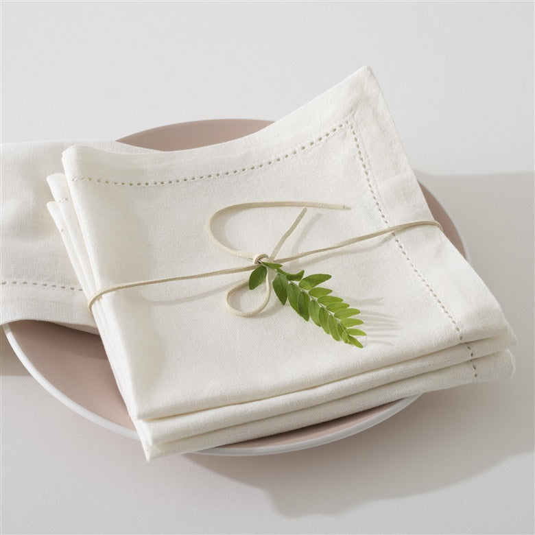 Napkins JJA, 40×40 cm, white, 4 pcs.