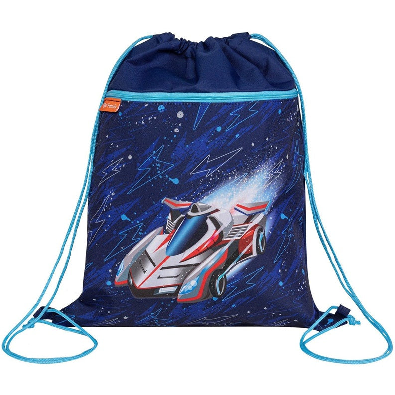 Sports bag with car, Blue, TGAS-006S01