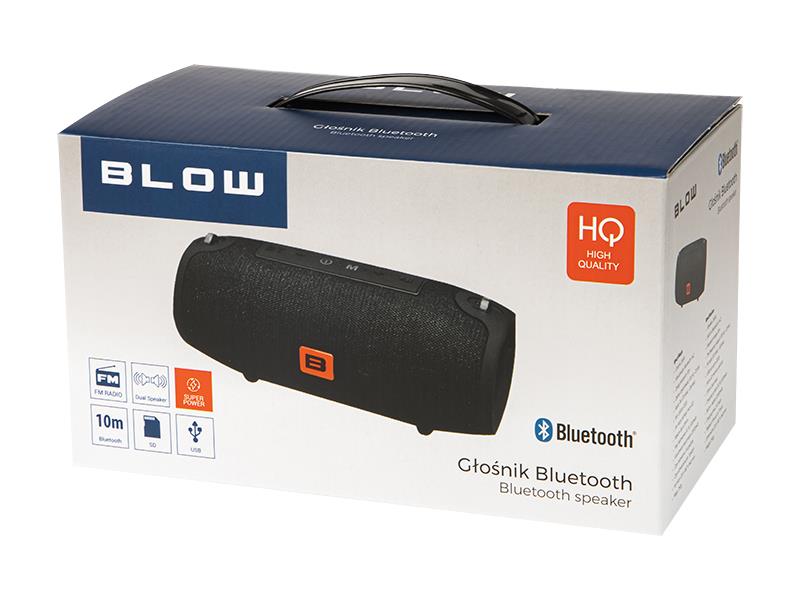 Wireless speaker BLOW BT500, black, 12 W