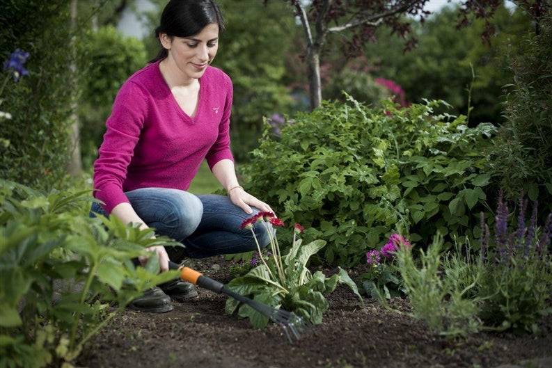 Grėblys vėduoklinis Fiskars QuickFit Flower 135552, 320 mm