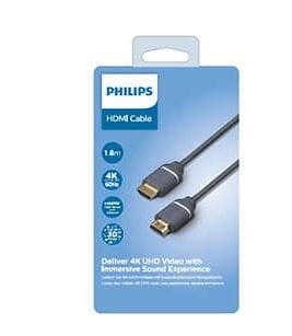 Cable PHILIPS HDMI M, HDMI M, 1.5m, gray SWV5610G/00