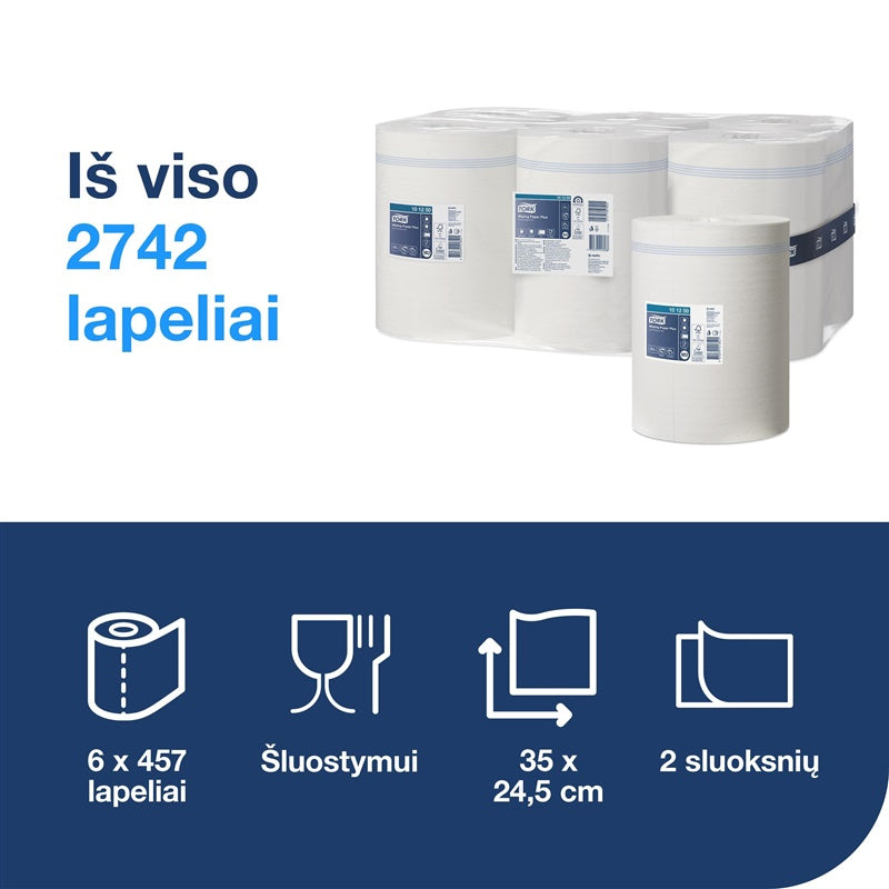 Ręcznik papierowy Tork Plus Advanced, 2-warstwowy, M2