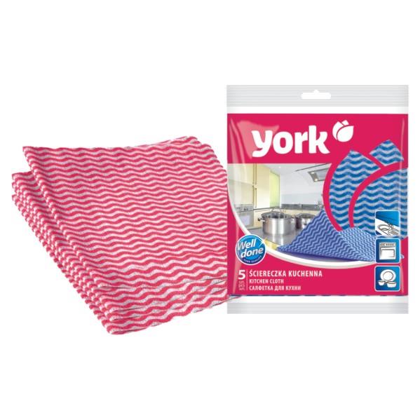 York kitchen cloths set, 5 pcs., 35 x 35 cm
